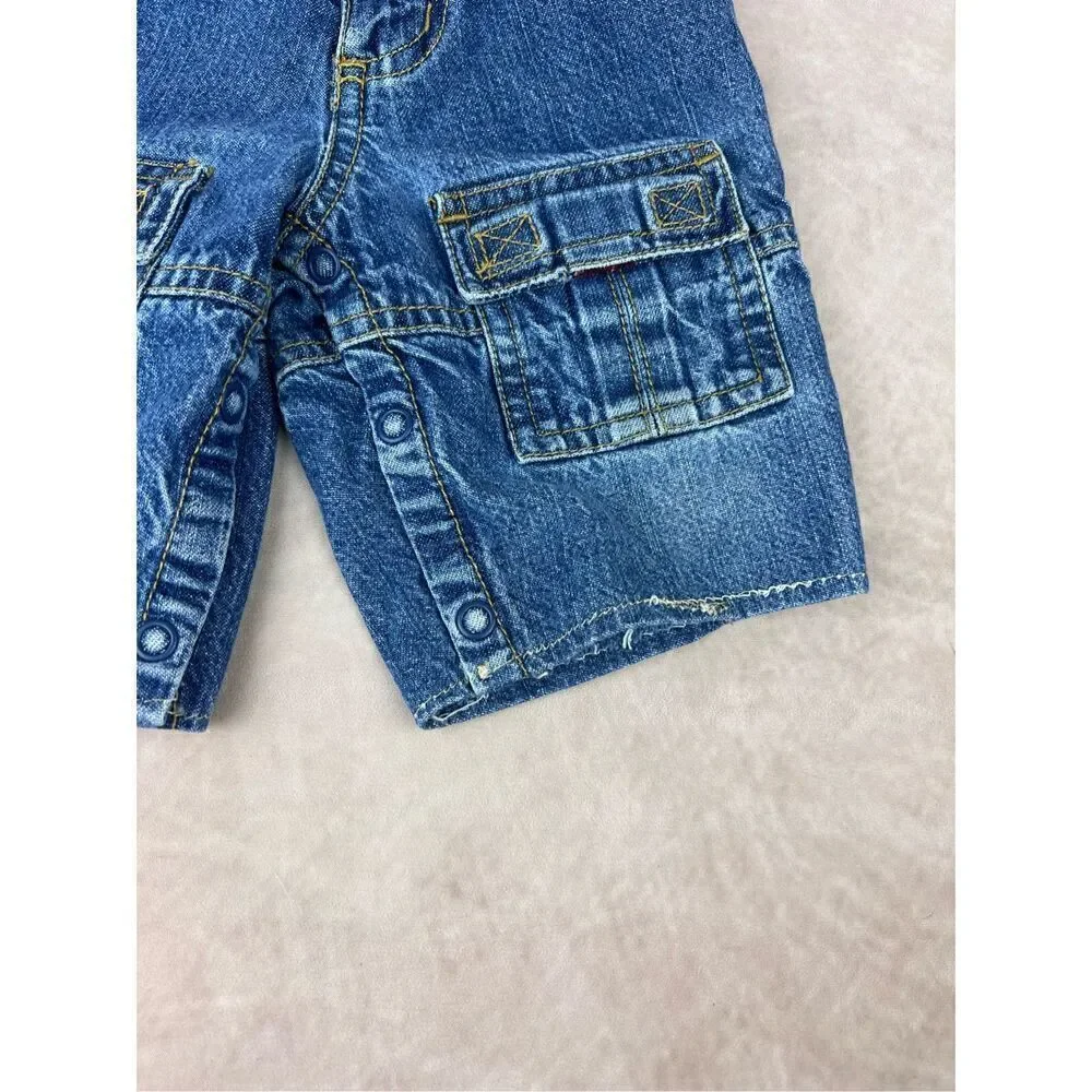 Vintage Y2K 2001 Kids Gymboree Jorts Size 6-12 Months